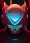  1boy android closed_eyes commentary english_commentary glowing helmet male_focus mega_man_(series) mega_man_x_(series) solo upper_body zero_(mega_man) zetman92 