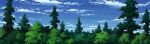 aoha_(twintail) blue_sky bush clouds cloudy_sky forest leaf nature no_humans original plant scenery sky tree 