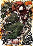  chain chains contemporary dragon eastern_dragon engrish highres hong_meiling izayoi_sakuya middle_finger project.c.k. ranguage touhou 