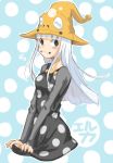  blue_hair eruka_frog soul_eater witch witch_hat 