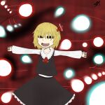  bullet closed_eyes darkness embodiment_of_scarlet_devil fighting happy highres non-web_source open_mouth rumia smile touhou 