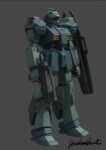  3d beam_rifle blender_(medium) energy_gun grey_background gundam mecha mobile_suit nemo_(mobile_suit) no_humans realistic robot science_fiction shield signature solo user_zwtz8875 weapon 