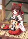  hakurei_reimu hane_riu kirisame_marisa tea teapot touhou 