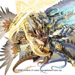  mecha monster sword tail takayama_toshiaki weapon wings 