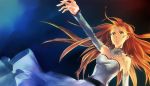  arrancar bleach inoue_orihime long_hair orange_hair torn_clothes 