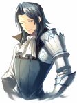  1boy brown_eyes closed_mouth fire_emblem fire_emblem_awakening long_hair looking_at_viewer one_eye_closed oruta_(granmog) parted_hair sidelocks smile virion_(fire_emblem) 