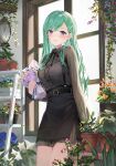  absurdres green_hair highres isaya_(pixiv4541633) violet_eyes vspo! yakumo_beni 