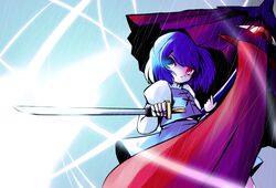  karakasa karakasa_obake sword tatara_kogasa tongue touhou umbrella weapon yume_shokunin 