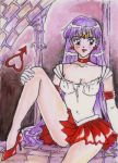  bishoujo_senshi_sailor_moon cleavage hino_rei purple_hair sailor_mars 