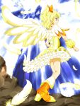  blonde_hair boots cure_angel cure_pine fresh_pretty_cure pretty_cure short_hair wings yamabuki_inori 