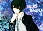  angel_beats! blazer green_hair naoi_ayato red_eyes school_uniform short_hair 