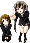  2girls hirasawa_yui k-on! kakifly multiple_girls nakano_azusa school_uniform skirt 