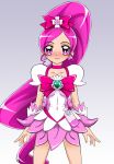  1girl artist_request blush cure_blossom cute female hanasaki_tsubomi heartcatch_precure! long_hair magical_girl pink_eyes pink_hair precure pretty_cure smile solo tagme 