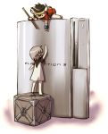 box chibi climbing ico ico_(character) playstation_3 product_placement stick takitate the_ico_&amp;_shadow_of_the_colossus_collection yorda 