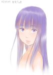  higurashi_no_naku_koro_ni lips long_hair purple_eyes purple_hair violet_eyes zenkou 