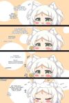 1boy 1girl 4koma azur_lane commander_(azur_lane) headpat kurukurumagical sims_(azur_lane)