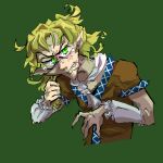  absurdres angry blonde_hair crying envicement envy fingernails green_background green_eyes highres mizuhashi_parsee non-web_source pointy_ears self-upload sharp_fingernails tears teeth touhou 