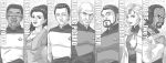  alien bald beverly_crusher data_(star_trek) deanna_troi emblem fuji_shuuji geordi_la_forge highres jean-luc_picard star_trek star_trek:_the_next_generation starfleet_uniform uniform william_riker worf_(star_trek) 