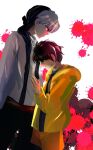 1boy 1girl brown_hair couple female male mao_(takahashi_rumiko) nanoka_kiba