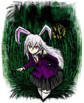  aouji blazer bunny_ears long_hair necktie rabbit_ears red_eyes reisen_udongein_inaba skirt thigh-highs thighhighs touhou 