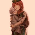  alternate_hairstyle braid carrying child hat hong_meiling izayoi_sakuya multiple_girls nagasawa_(tthnhk) red_hair redhead short_hair silver_hair touhou twin_braids young 