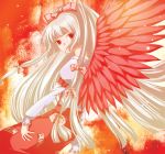  fujiwara_no_mokou hikaru_(pixiv853286) tagme touhou wings 
