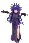  dress eggplant highres mature_female purple_dress purple_hair touhou unfinished_dream_of_all_living_ghost yomotsu_hisami 