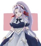  1girl :d apron blue_dress detached_sleeves dress fire_emblem fire_emblem:_genealogy_of_the_holy_war fire_emblem_heroes long_hair looking_at_viewer maid_apron maid_headdress official_alternate_costume open_mouth ponytail puffy_short_sleeves puffy_sleeves purple_hair short_sleeves smile solo sortilege0 tailtiu_(fire_emblem) tailtiu_(tea_party)_(fire_emblem) very_long_hair violet_eyes white_apron white_headdress 