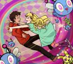 1boy 1girl blonde_hair brown_hair couple female male marco_diaz star_butterfly star_vs_the_forces_of_evil