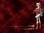  christmas dungeon_and_fighter gift high_heels miniskirt platform_footwear seria_kirmin shoes skirt spandex wallpaper 