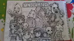 1other 2015 2d 4girls 6boys alphys alternate_form ambiguous_gender android animal_ears anthro arachnid arm_up armor arthropod arthropod_girl artist_name asgore_dreemurr asriel_dreemurr asriel_dreemurr_(god_of_hyperdeath) beard black_eyepatch black_hair black_robe black_sclera body_fur bow brothers buck_teeth cape child colored_sclera commentary copyright_name crossed_arms crown dated delta_rune_(symbol) delta_rune_print double_horizontal_stripe droopy_ears ear_fins english_commentary everyone extra_arms extra_eyes eyepatch face_mark facial_hair fangs female fins fish fish_girl floppy_ears flower flowey_(undertale) frisk_(undertale) furry furry_female furry_male gloves goat goat_boy goat_ears goat_girl goat_horns graphite_(medium) grey_hood grin hair_bow hair_over_one_eye head_fins heart heart_necklace high_ponytail hollow_eyes hood hood_down hooded_jacket horizontal-striped_clothes horns human humanoid humanoid_robot jacket jewelry lizard lizard_girl long_hair long_sleeves male mammal marker_(medium) mettaton mettaton_ex monochrome monster monster_boy monster_girl muffet multiple_boys multiple_girls necklace open_clothes open_jacket outstretched_arms own_hands_together pants papyrus_(undertale) pauldrons pen_(medium) photo_(medium) plant ponytail puffy_short_sleeves puffy_shorts puffy_sleeves reptile reptile_girl robe robot robot_boy sans_(undertale) scalie sharp_teeth shirt short_hair short_twintails shorts siblings signature simple_background skeleton slit_pupils smile spider spider_girl striped_clothes striped_sweater teeth text toriel traditional_media twintails two-tone_sweater undead undertale undyne utdr_(toby_fox) v white_armor white_background white_fur white_horns white_shirt white_sleeves willfursyahmi