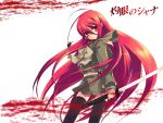  alastor itou_noiji red_hair school_uniform shakugan_no_shana shana sword thighhighs weapon 