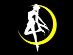  bishoujo_senshi_sailor_moon black highres logo magical_girl moon sailor_moon silhouette skirt solo tsukino_usagi twintails 