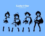  hiiragi_kagami hiiragi_tsukasa ipod izumi_konata lucky_star polychromatic silhouette takara_miyuki 