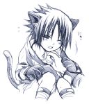  kitty naruto neko tail uchiha_sasuke 