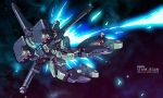  bazooka gundam gundam_unicorn jegan mecha rocket_launcher solo space stark_jegan weapon 