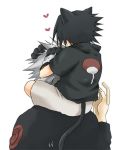  black_hair hatake_kakashi kitty naruto neko tail uchiha_sasuke 