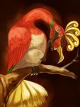  bird closed_eyes ho-oh moiko no_humans pokemon pokemon_(creature) pokemon_(game) pokemon_gsc realistic scratching solo 