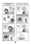  4koma comic greyscale hakurei_reimu hard_translated highres kochiya_sanae monochrome moriya_suwako multiple_4koma tagawa_gengo touhou translated yakumo_yukari yasaka_kanako 