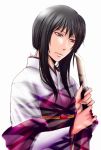  black_eyes black_hair female japanese_clothes kimono long_hair punimaru rurouni_kenshin solo yukishiro_tomoe 