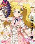 blonde_hair character_name dress emily_stuart idolmaster_million_live!_theater_days long_hair smile twintails violet_eyes