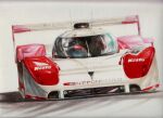  1boy car driving gloves helmet highres le_mans_prototype motor_vehicle race_vehicle racecar radio_antenna real_life red_gloves shadow spoiler_(automobile) suzuki_toshio toyota toyota_ts010 vehicle_focus white_headwear world_sportscar_championship yasuyuki3080 