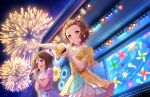 brown_eyes brown_hair dress idolmaster_cinderella_girls_starlight_stage namba_emi short_hair smile