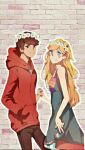1boy 1girl blonde_hair blue_eyes brown_eyes brown_hair couple female male marco_diaz star_butterfly star_vs_the_forces_of_evil