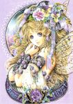  fairy flower highres jewelry nao_tsukiji purple_eyes violet_eyes wings 