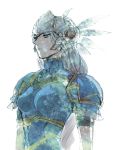 bad_id breasts feathers helmet lenneth_valkyrie long_hair popompon silver_hair valkyrie_profile 