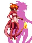  blue_eyes charmeleon flame kissets moemon personification pokemon redhead tail 