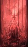  bat_wings chair makai_no_juumin red remilia_scarlet silhouette touhou vampire window wings 