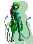  green_hair ivysaur kissets moemon personification pokemon red_eyes 
