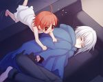  brown_hair folks_(nabokof) last_order sleeping to_aru_majutsu_no_index white_hair 